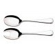 TALHERES PARA SALADA MONACO EM ACO INOX ACABAMENTO ALTO BRILHO DETALHES NO CABO 2 PECAS TRAMONTINA