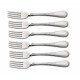 KIT 6 UNIDADES DE GARFO DE MESA RENASCENCA ACO INOX TRAMONTINA