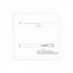 KIT 6 UNIDADES DE FACA DE MESA RENASCENCA ACO INOX TRAMONTINA