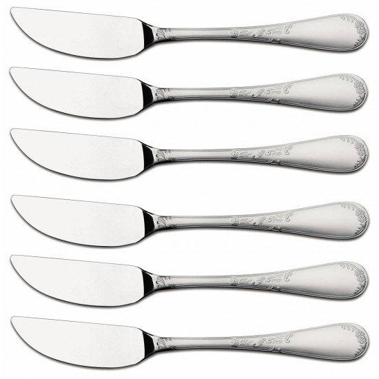 KIT 6 UNIDADES DE FACA PARA PEIXE RENASCENCA ACO INOX TRAMONTINA