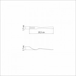 GARFO PARA MASSA TRAMONTINA BERLIN BRILHO EM AÇO INOX