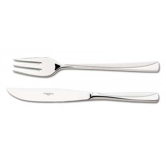 TALHERES TRINCHANTES PARA CARNE LAS VEGAS EM ACO INOX TRAMONTINA