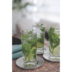 CONJUNTO DE PORTA COPOS COSMOS EM ACO INOX 6 PECAS TRAMONTINA