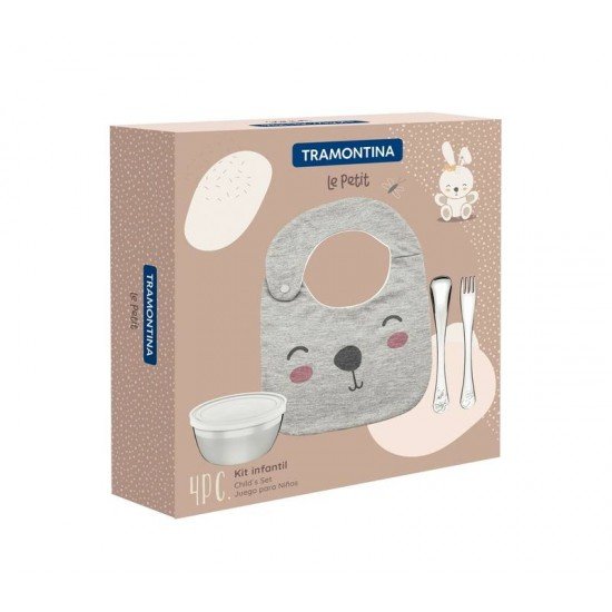 JOGO INFANTIL 4 PEÇAS TRAMONTINA LE PETIT