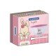 KIT INFANTIL LE PETIT ROSA COM CUMBUCA EM CERAMICA E COLHER EM ACO INOX 2 PECAS TRAMONTINA