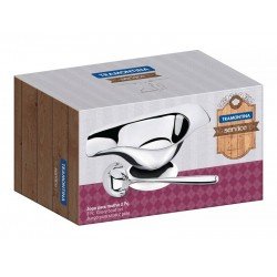 KIT PARA MOLHO SERVICE EM ACO INOX 2 PECAS TRAMONTINA