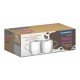CONJUNTO DE XICARAS INOX PARA CAFE ACABAMENTO BRILHO 2 PECAS TRAMONTINA