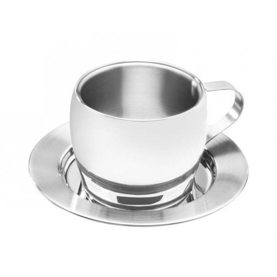 XICARA E PIRES PARA CHA ACO INOX 2 PC TRAMONTINA