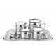 KIT PARA CHA E CAFE EM ACO INOX 7 PECAS TRAMONTINA