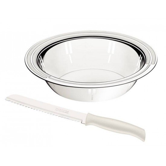 JOGO PARA PAO ACO INOX 2 PC TRAMONTINA