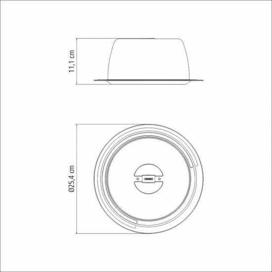 PORTA-QUEIJO TRAMONTINA CICLO EM AÇO INOX 25 CM