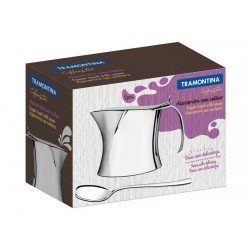 ACUCAREIRO COM ALCA EM ACO INOX COM COLHER DETALHE FOSCO 200 ML TRAMONTINA