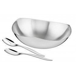 JOGO PARA SALADA TR3S EM ACO INOX 3 PECAS TRAMONTINA