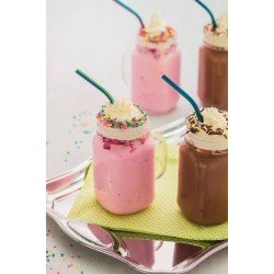 JOGO DE CANUDO INFANTIL FURTA-COR EM ACO INOX COM ESCOVA 2 PECAS TRAMONTINA