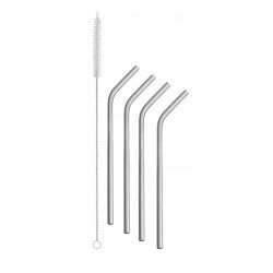 JOGO DE CANUDOS EM ACO INOX COM ESCOVA 5 PECAS TRAMONTINA