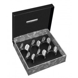 CONJUNTO DE ARGOLAS PARA GUARDANAPO ACO INOX 6 PC TRAMONTINA