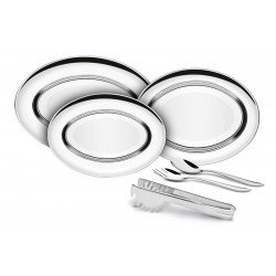 KIT PARA SERVIR BUENA EM ACO INOX 6 PECAS TRAMONTINA