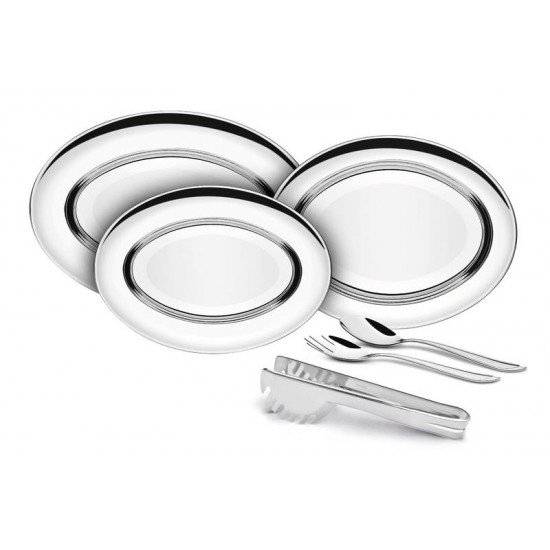 KIT PARA SERVIR BUENA EM ACO INOX 6 PECAS TRAMONTINA