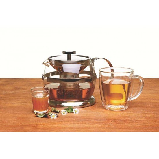 CONJUNTO DE XÍCARAS TRAMONTINA PARA CAFÉ E CHÁ VIDRO DUPLO COM ALÇAS 2 PEÇAS