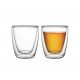CONJUNTO DE XICARAS PARA CHA E CAFE EM VIDRO DUPLO SEM ALCAS 2 PECAS TRAMONTINA
