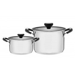 JOGO DE PANELAS ACO INOX 2 PC TRAMONTINA