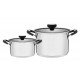 JOGO DE PANELAS ACO INOX 2 PC TRAMONTINA