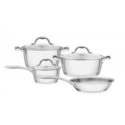 JOGO DE PANELAS ACO INOX 4 PC TRAMONTINA