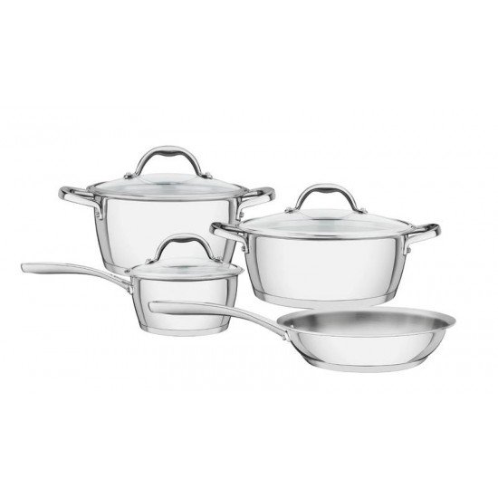 JOGO DE PANELAS ACO INOX 4 PC TRAMONTINA