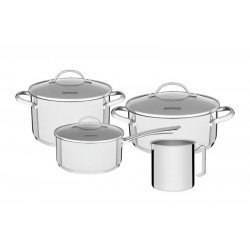 JOGO DE PANELAS ACO INOX 4 PC TRAMONTINA