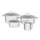 JOGO DE PANELAS ACO INOX 4 PC TRAMONTINA