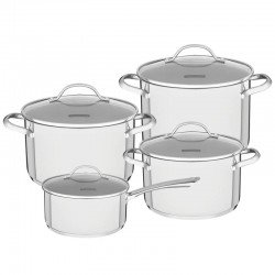 JOGO DE PANELAS ACO INOX 3 PC TRAMONTINA