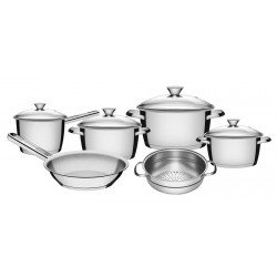 JOGO DE PANELAS ACO INOX 6 PC TRAMONTINA