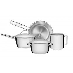 JOGO DE PANELAS ACO INOX COM FUNDO TRIPLO 4 PC TRAMONTINA