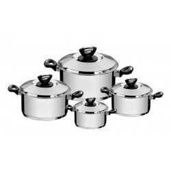 JOGO DE PANELAS ACO INOX COM FUNDO TRIPLO 4 PC TRAMONTINA