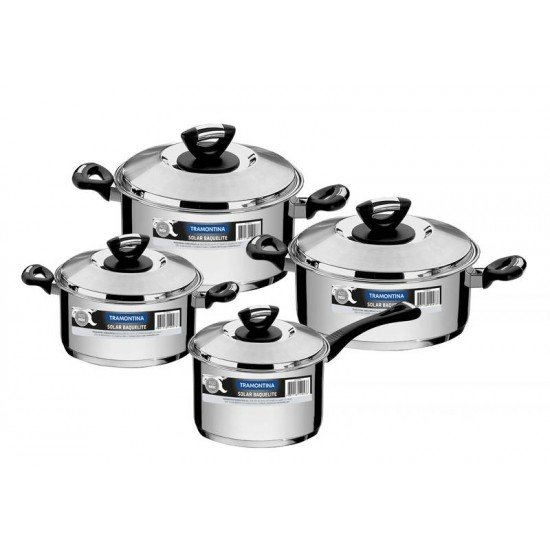 DISPLAY 16 UNI DE PANELAS ACO INOX COM FUNDO TRIPLO TRAMONTINA