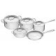 JOGO DE PANELAS ACO INOX 5 PC TRAMONTINA