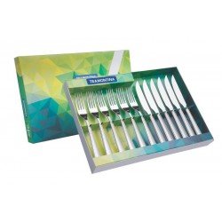 JOGO PARA CHURRASCO ACO INOX 12 PC TRAMONTINA