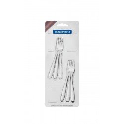 CONJUNTO DE GARFOS DE PESTICO ACO INOX 6 PC TRAMONTINA