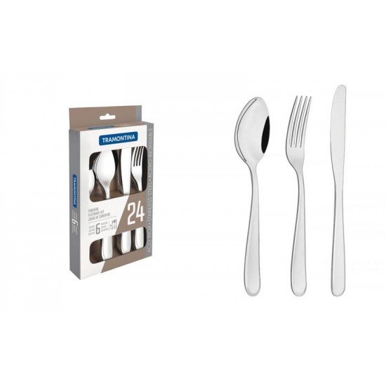 FAQUEIRO ACO INOX 24 PC TRAMONTINA