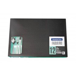 FAQUEIRO ACO INOX COM FACA PARA CHURRASCO 60 PC TRAMONTINA