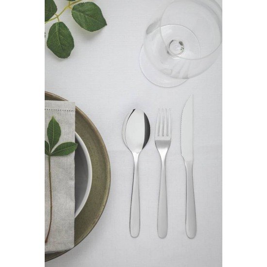 FAQUEIRO TRAMONTINA HAVAÍ  EM AÇO INOX COM FACAS PARA CHURRASCO ACABAMENTO EM BRILHO COM DETALHES NO CABO 72 PEÇAS