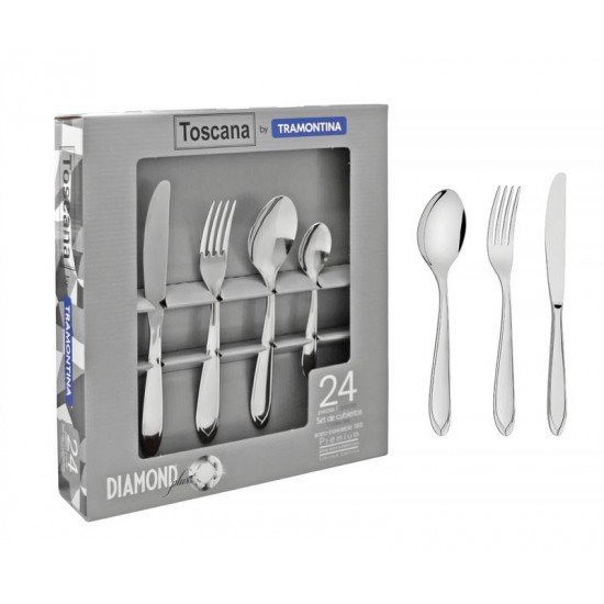 FAQUEIRO ACO INOX 24 PC TRAMONTINA