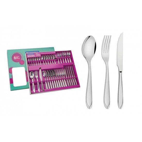 FAQUEIRO ACO INOX COM FACA PARA CHURRASCO 36 PC TRAMONTINA