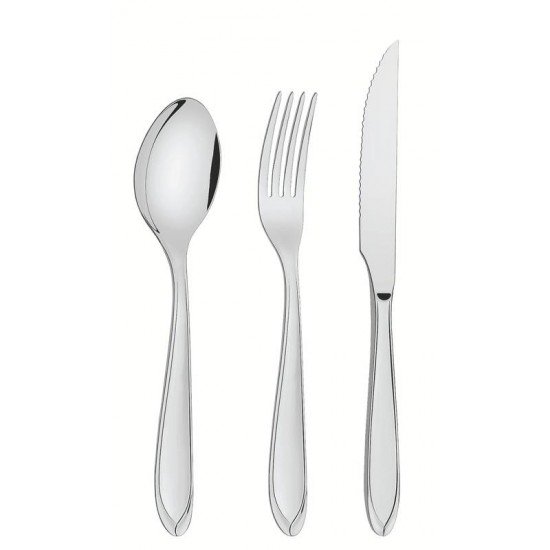 DISPLAY 240 PEÇAS TALHER ACO INOX LAGUNA