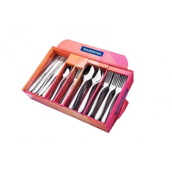 DISPLAY 240 PEÇAS TALHER ACO INOX LAGUNA