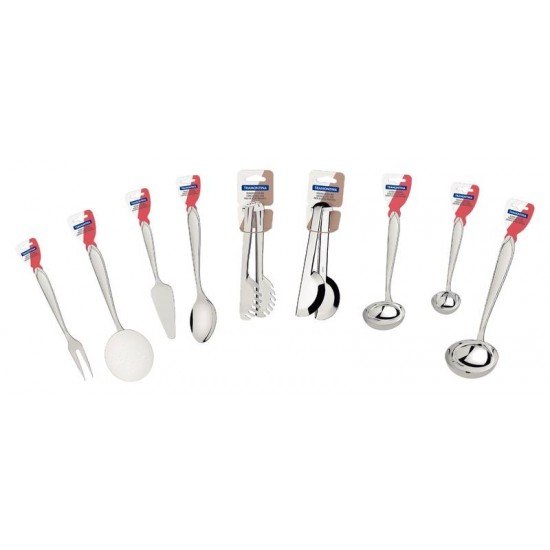 DISPLAY 108 PEÇAS DE UTENSÍLIOS EM AÇO INOX TRAMONTINA