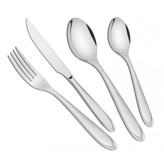 DISPLAY 480 PEÇAS DE TALHERES AÇO INOX LAGUNA TRAMONTINA