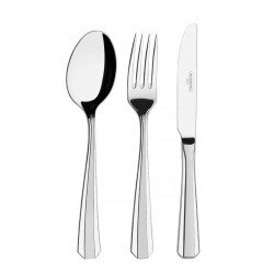 FAQUEIRO OPERA EM ACO INOX FACAS DE MESA ACABAMENTO ALTO BRILHO E FAIXA SATINADA 30 PECAS TRAMONTINA