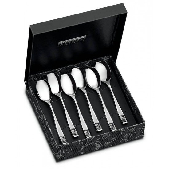 JOGO DE COLHERES PARA SOBREMESA 6PCS TRAMONTINA