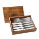 JOGO PARA CHURRASCO CLASSIC EM ACO INOX COM ESTOJO DE MADEIRA 8 PECAS TRAMONTINA